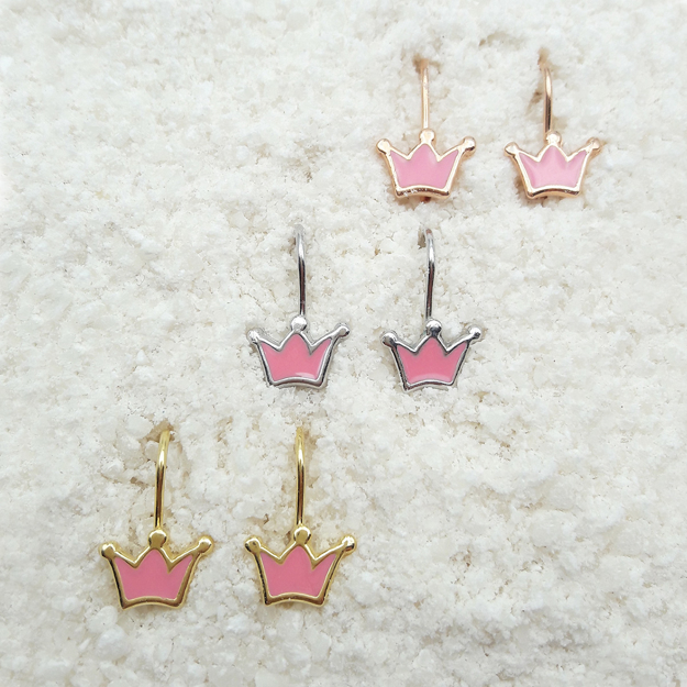 Εικόνα της ΠΑΙΔΙΚΑ ΣΚΟΥΛΑΡΙΚΙΑ LITTLE KOSMIMA ΑΣΗΜΙ 925 ΡΟΖ GLIT ΣΤΕΜΜΑ 