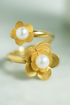 Picture of EARRING 18K GOLD HANDMADE PHYSIS WITH PEARL