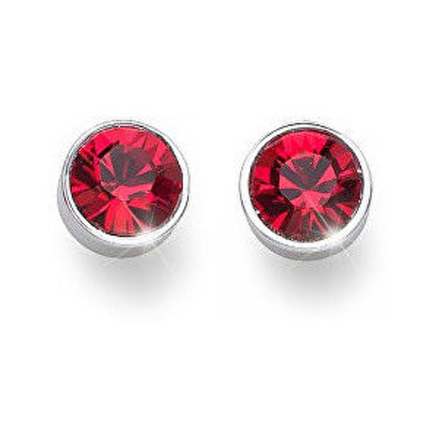 Picture of OLIVER WEBER EARRINGS UNO RED 