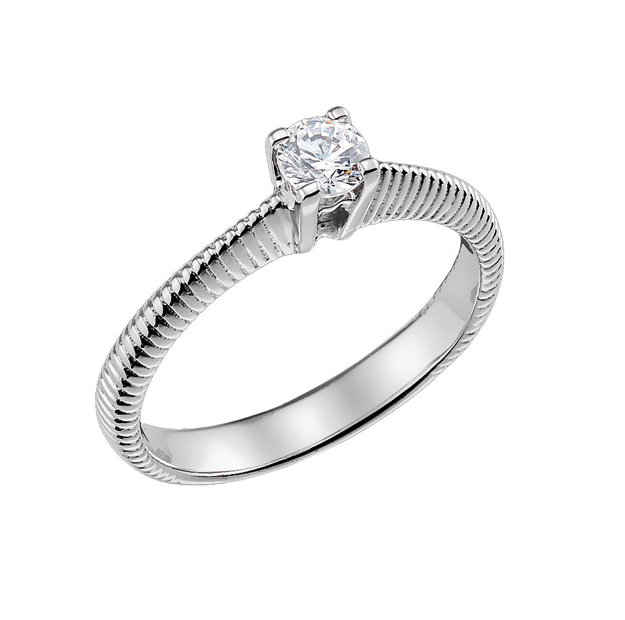 Εικόνα της ΓΥΝΑΙΚΕΙΟ ΔΑΧΤΥΛΙΔΙ ΜΟΝΟΠΕΤΡΟ ΛΕΥΚΟΧΡΥΣΟ 18Κ ΜΕ ΠΟΛΥΤΙΜΟ ΛΙΘΟ