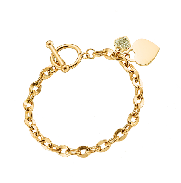 Εικόνα της ΓΥΝΑΙΚΕΙΟ ΕΠΙΧΡΥΣΟ ΑΤΣΑΛΙΝΟ ΒΡΑΧΙΟΛΙ 