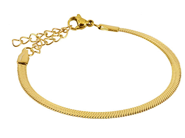 Εικόνα της ΕΠΙΧΡΥΣΟ ΑΤΣΑΛΙΝΟ ΒΡΑΧΙΟΛΙ ΓΙΑ ΤΟ ΠΟΔΙ